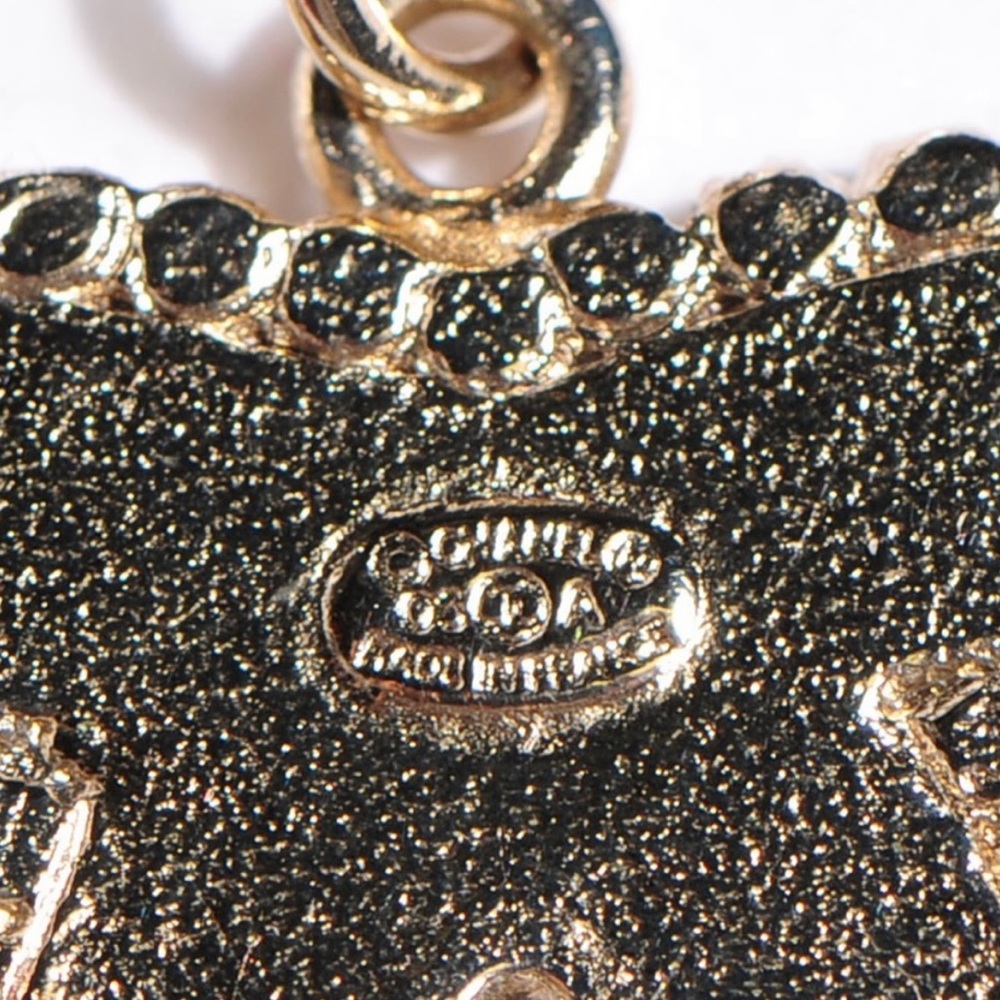 Chanel necklace Crystal Enamel striped large CC - Picture 3 of 10